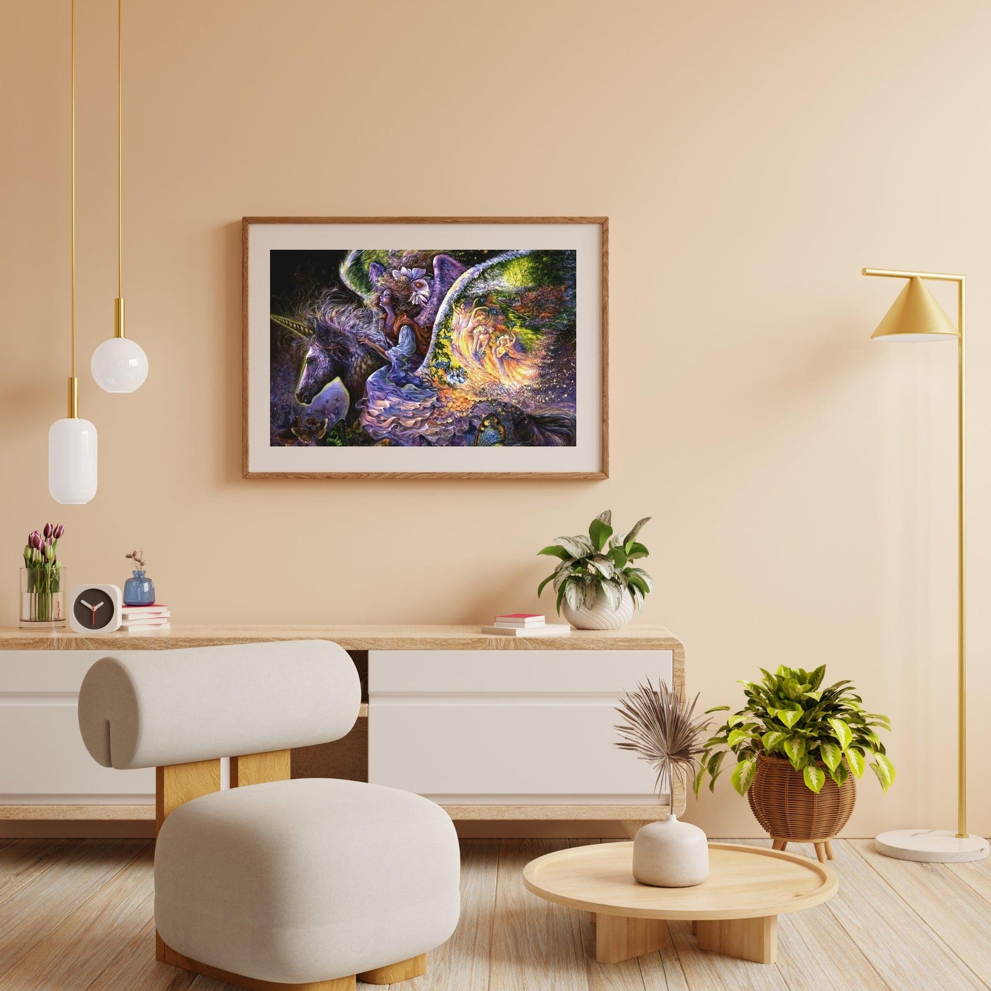 Diamond Painting Meisje in het fantasie paard - SEOS Shop ®