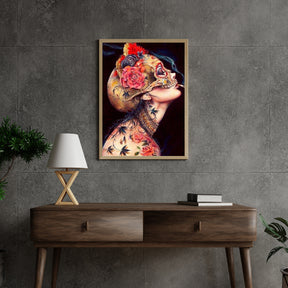 Diamond Painting Modern sexy rokend meisje - SEOS Shop ®