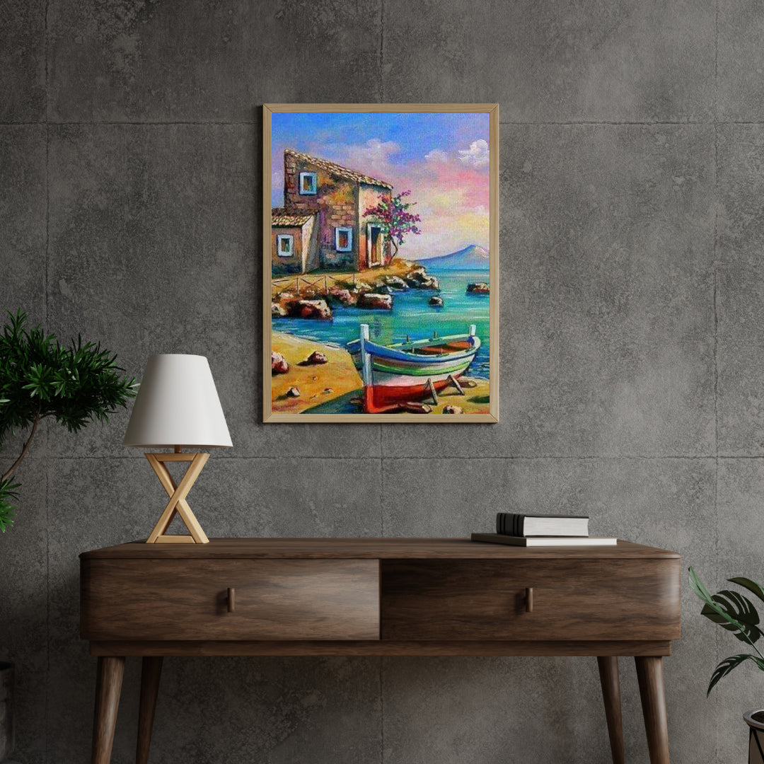 Diamond Painting Mooie haven - SEOS Shop ®