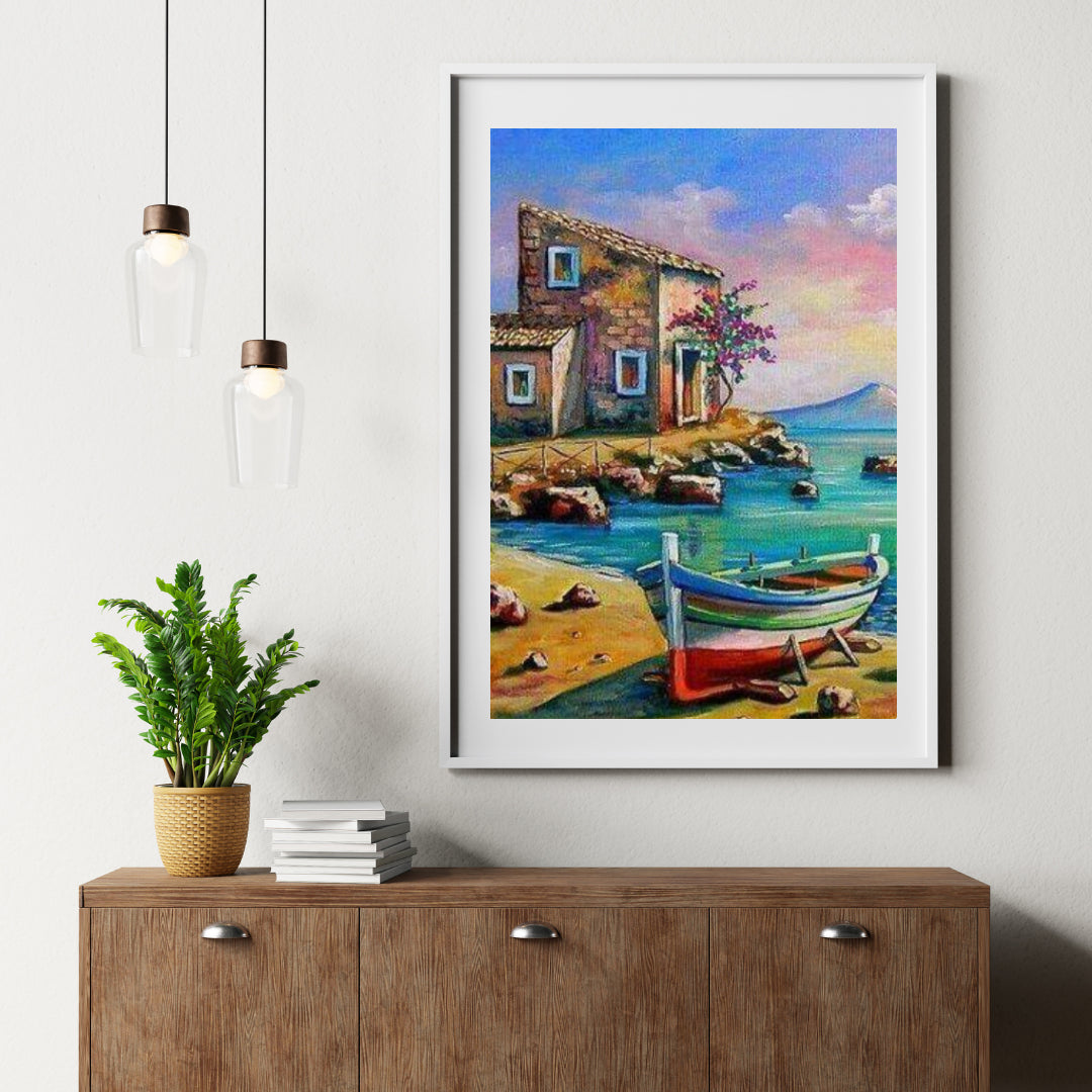 Diamond Painting Mooie haven - SEOS Shop ®