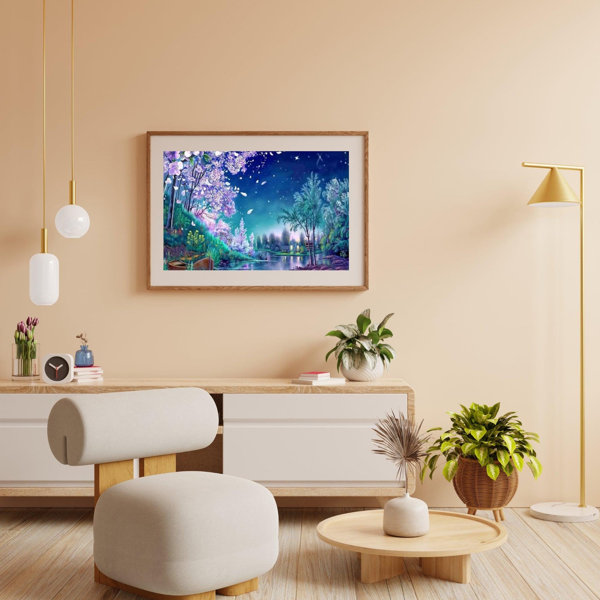 Diamond Painting Nachtelijke scene - SEOS Shop ®