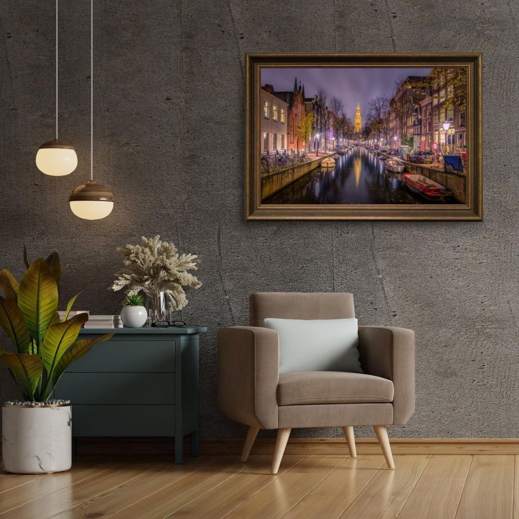 Diamond Painting Nederland Meerstad Nacht - SEOS Shop ®