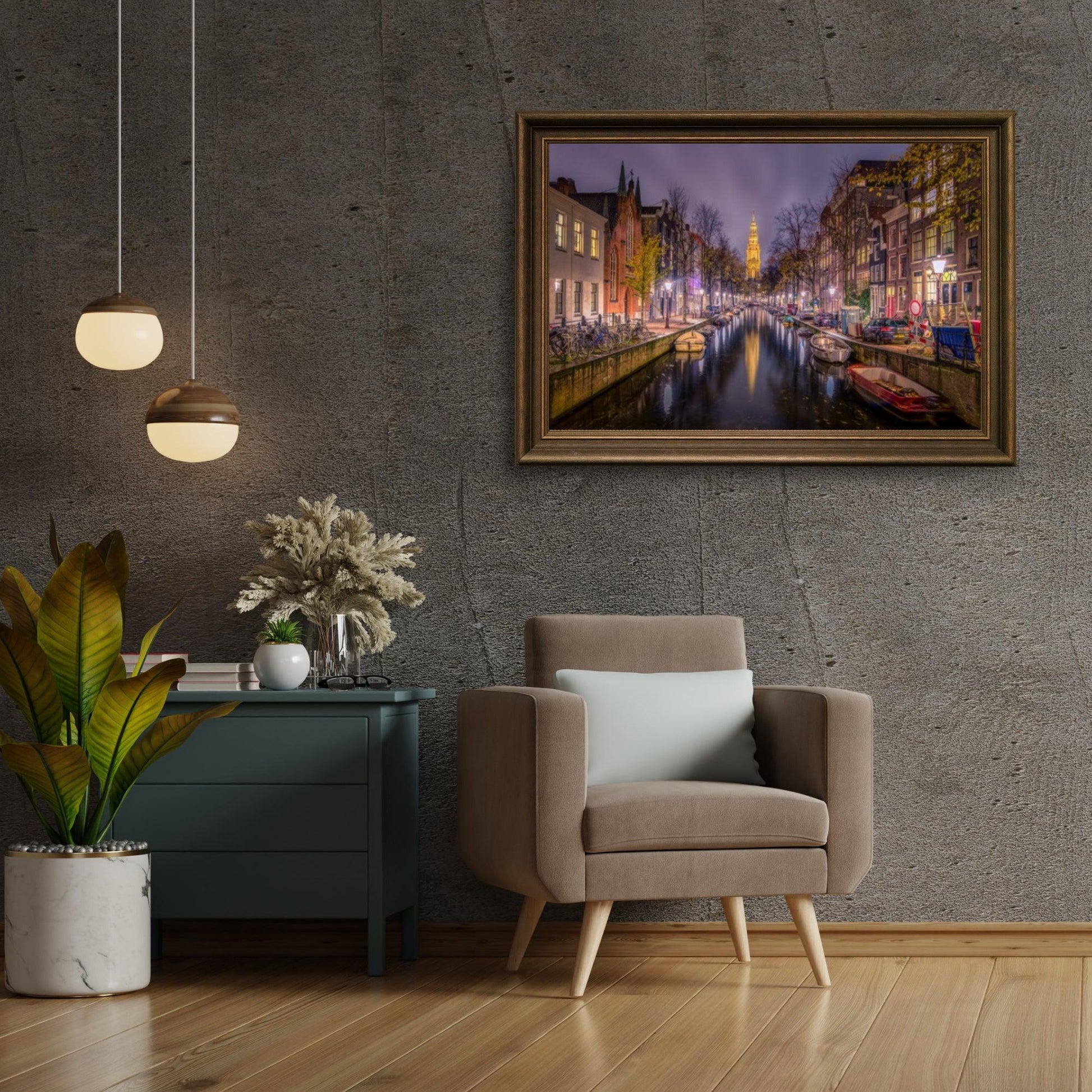 Diamond Painting Nederland Meerstad Nacht - SEOS Shop ®