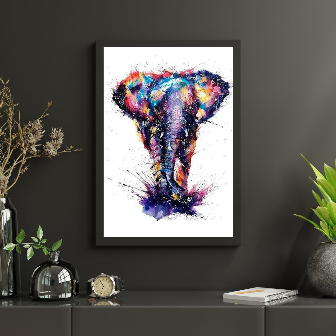 Diamond Painting Olifant met veel verschillende kleuren - SEOS Shop®