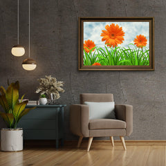 Diamond Painting Oranje Margrieten - SEOS Shop ®