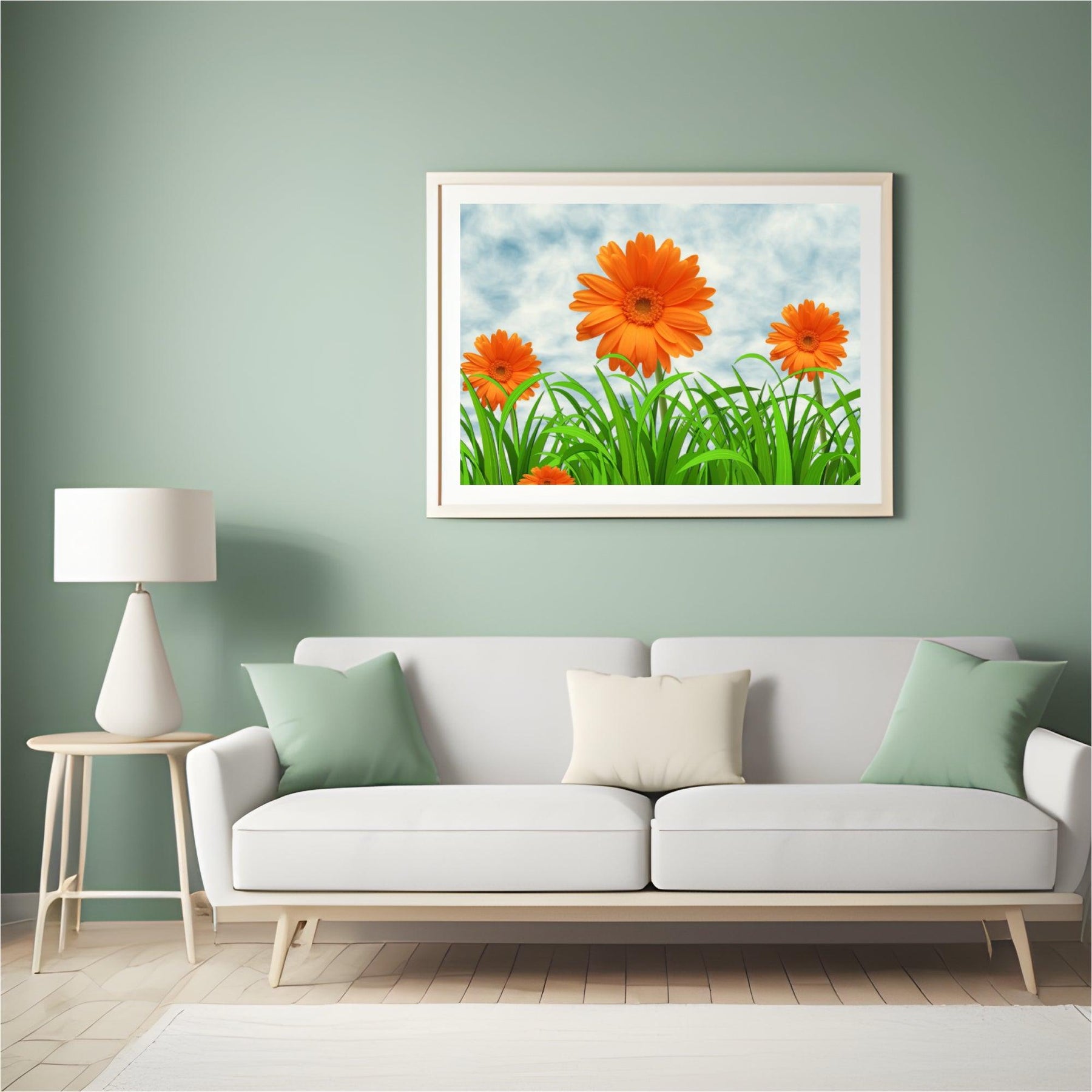 Diamond Painting Oranje Margrieten - SEOS Shop ®
