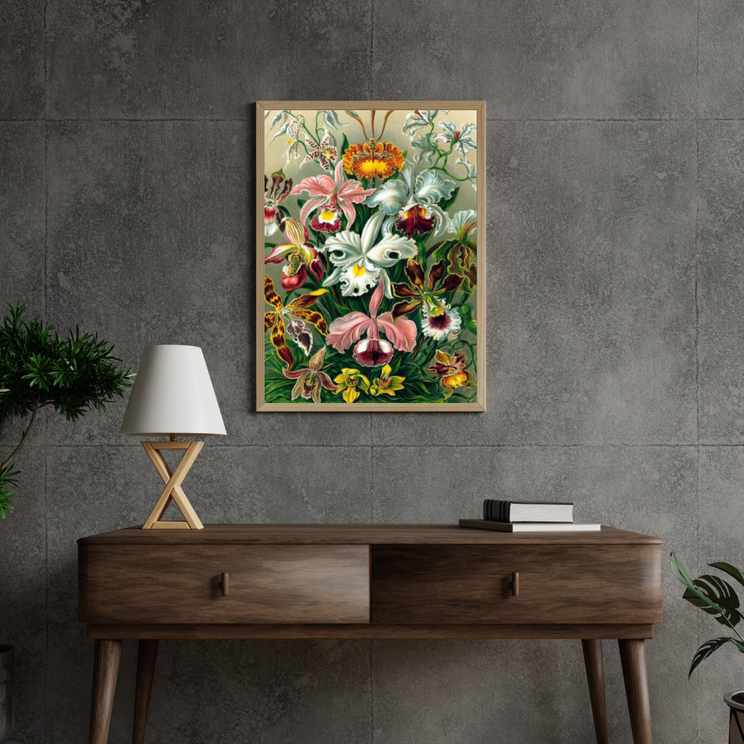 Kit Peinture Diamant "Orchidée" Paysage - 40x50 Cm - Strass Carrés - SHEGZHUC - Neuf - Pour Adultes