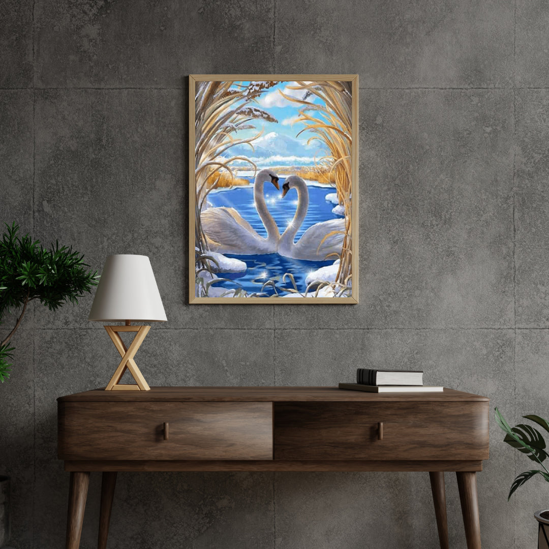 Diamond Painting Paar Zwanen - SEOS Shop ®