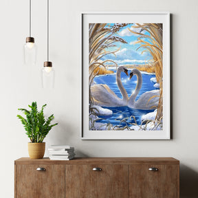 Diamond Painting Paar Zwanen - SEOS Shop ®