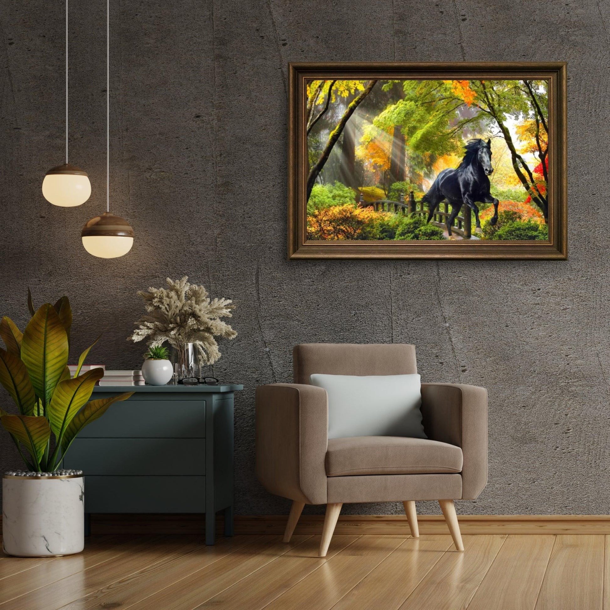 Diamond Painting Paard in het bos - SEOS Shop ®