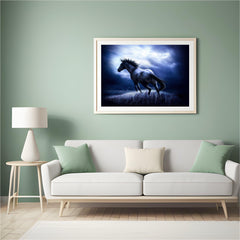 Diamond Painting Paard in het Donker – detailbeeld 5