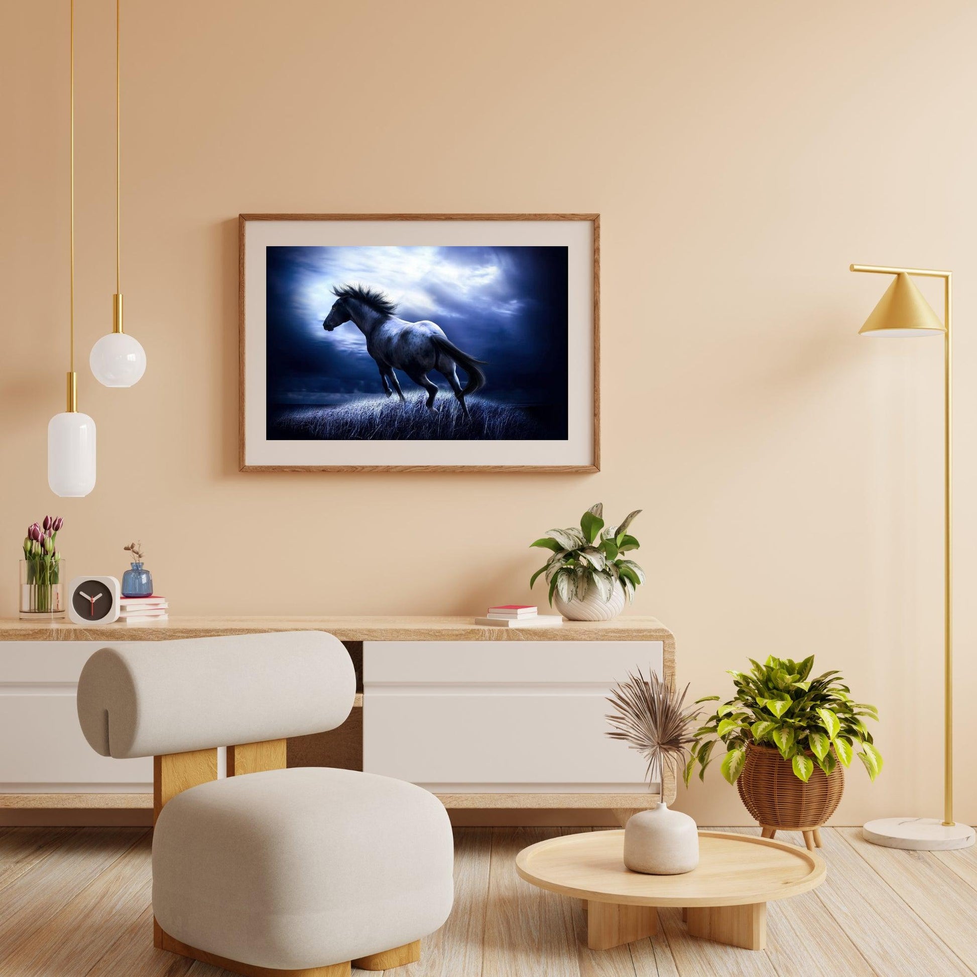 Diamond Painting Paard in het donker - SEOS Shop ®