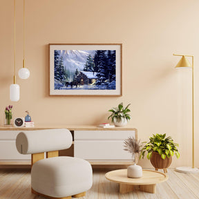 Diamond Painting Paarden bij hutje - SEOS Shop ®