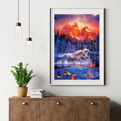 Diamond Painting Paarden in het water - SEOS Shop ®