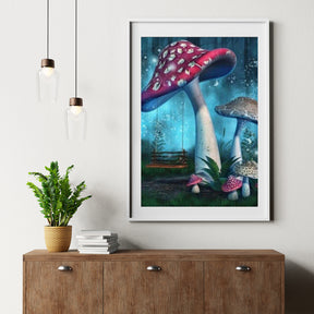 Diamond Painting Paarse Paddestoel - SEOS Shop ®