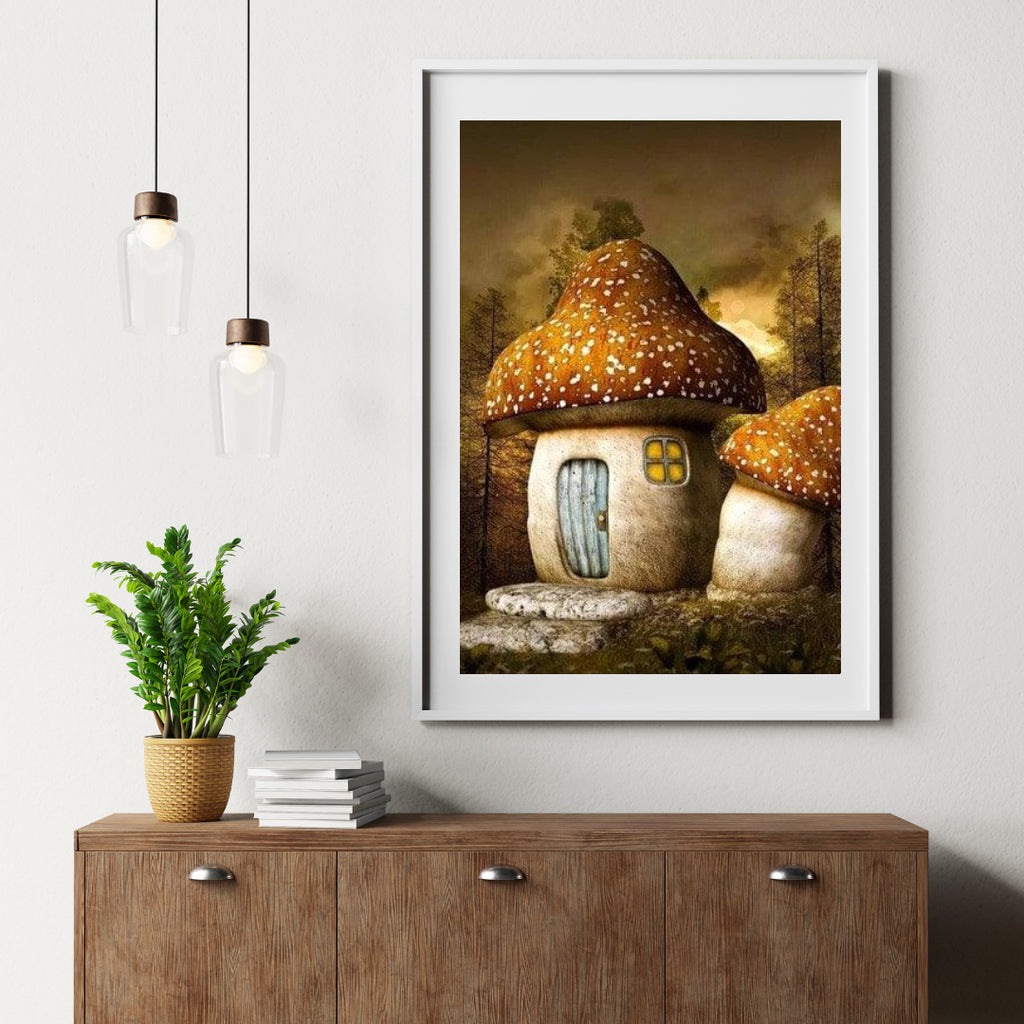 Diamond Painting Paddenstoelenhuis - SEOS Shop ®