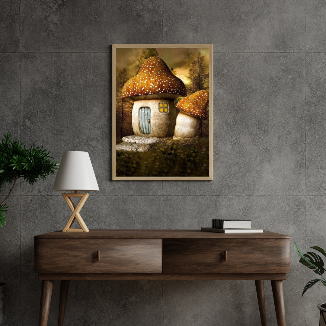 Diamond Painting Paddenstoelenhuis - SEOS Shop ®