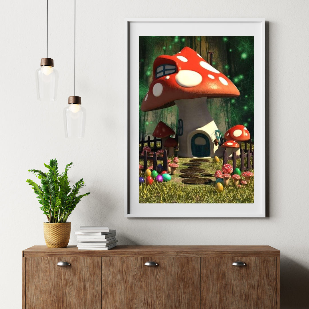 Diamond Painting Paddenstoelenhuis - SEOS Shop ®