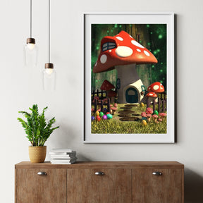Diamond Painting Paddenstoelenhuis - SEOS Shop ®