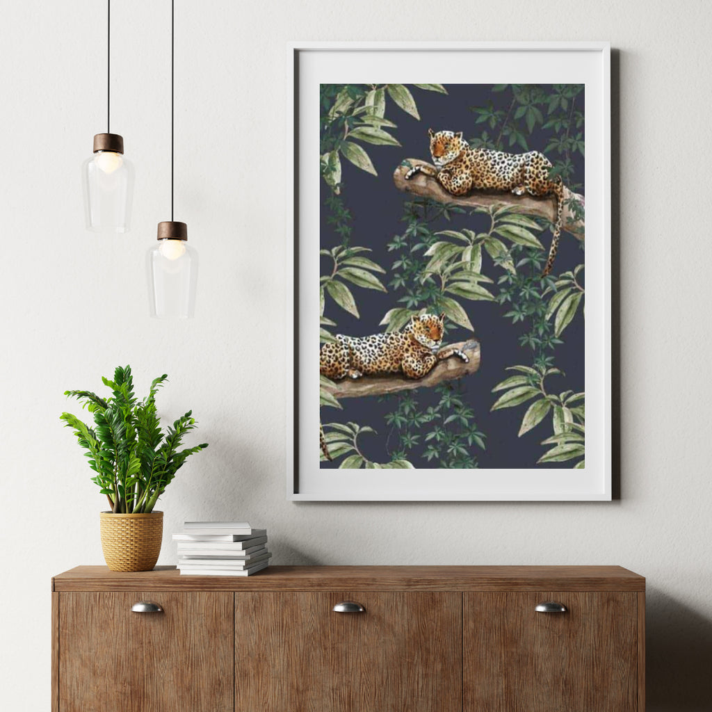 Diamond Painting Pakket Jachtluipaard op boom - SEOS Shop ®
