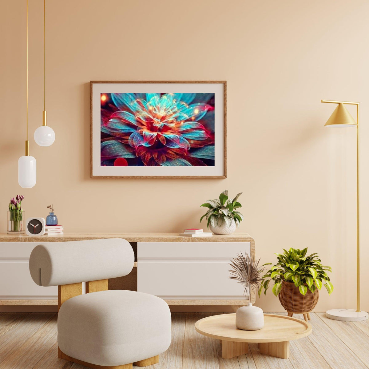 Diamond Painting Pakket Kleurrijke Bloem - SEOS Shop ®