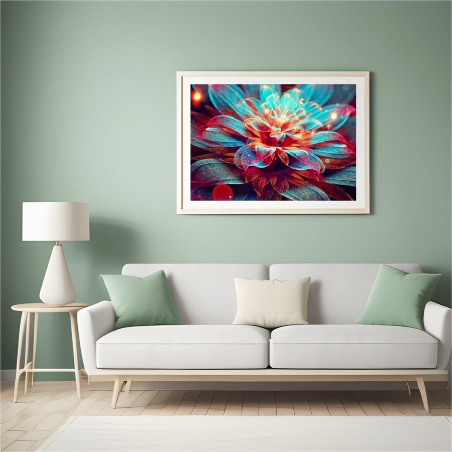 Diamond Painting Pakket Kleurrijke Bloem - SEOS Shop ®