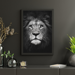 Diamond Painting Pakket Zwart wit leeuw - SEOS Shop ®