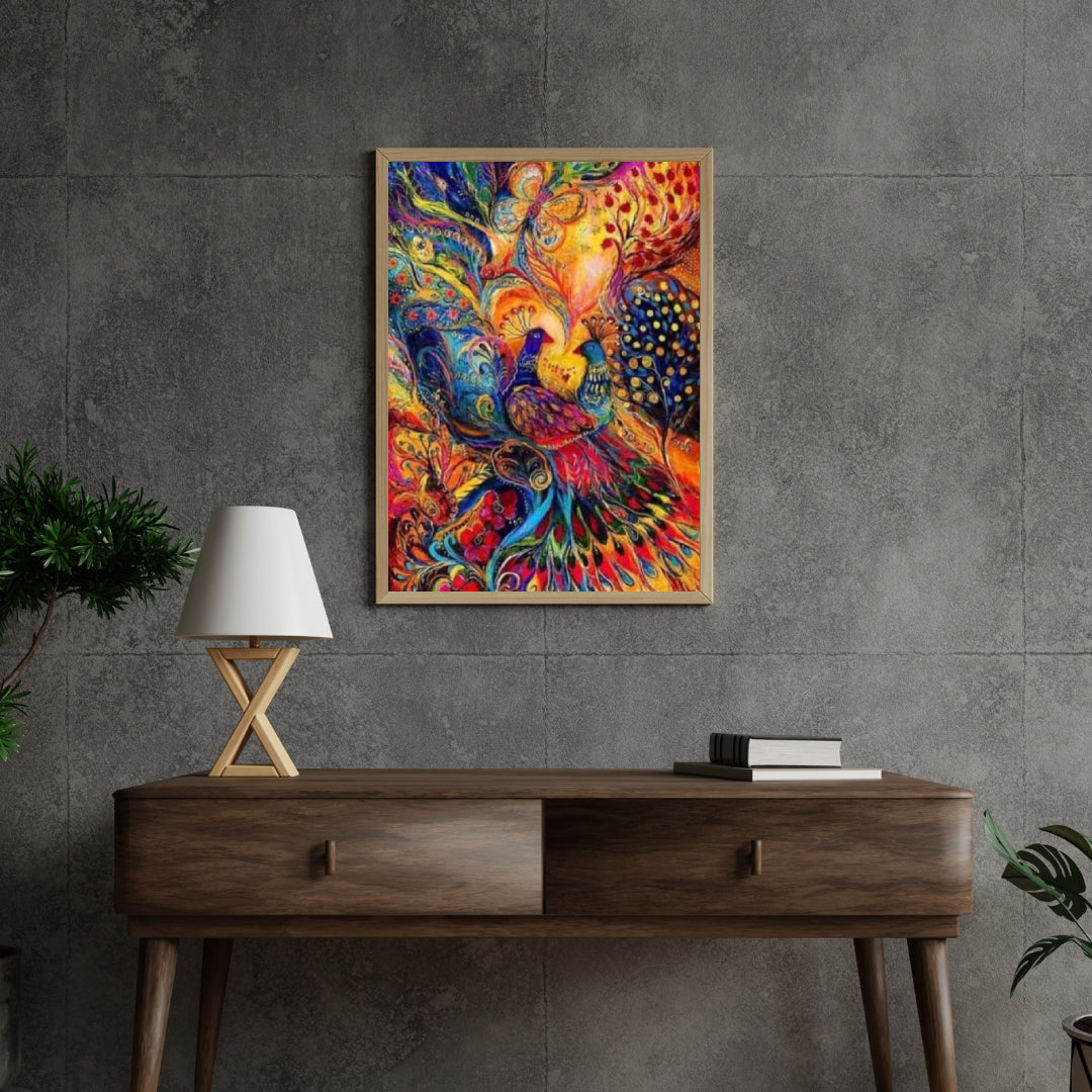 Diamond Painting Pakket kleurrijke Pauw - SEOS Shop ®