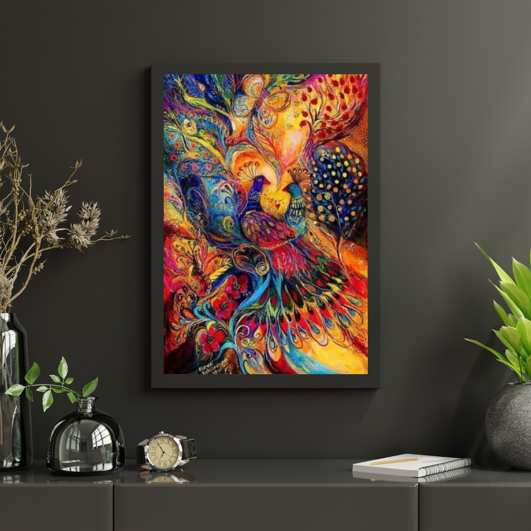 Diamond Painting Pakket kleurrijke Pauw - SEOS Shop ®