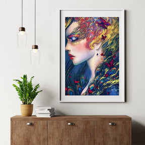 Diamond Painting Pauw en Vlinder Vrouwen - SEOS Shop ®