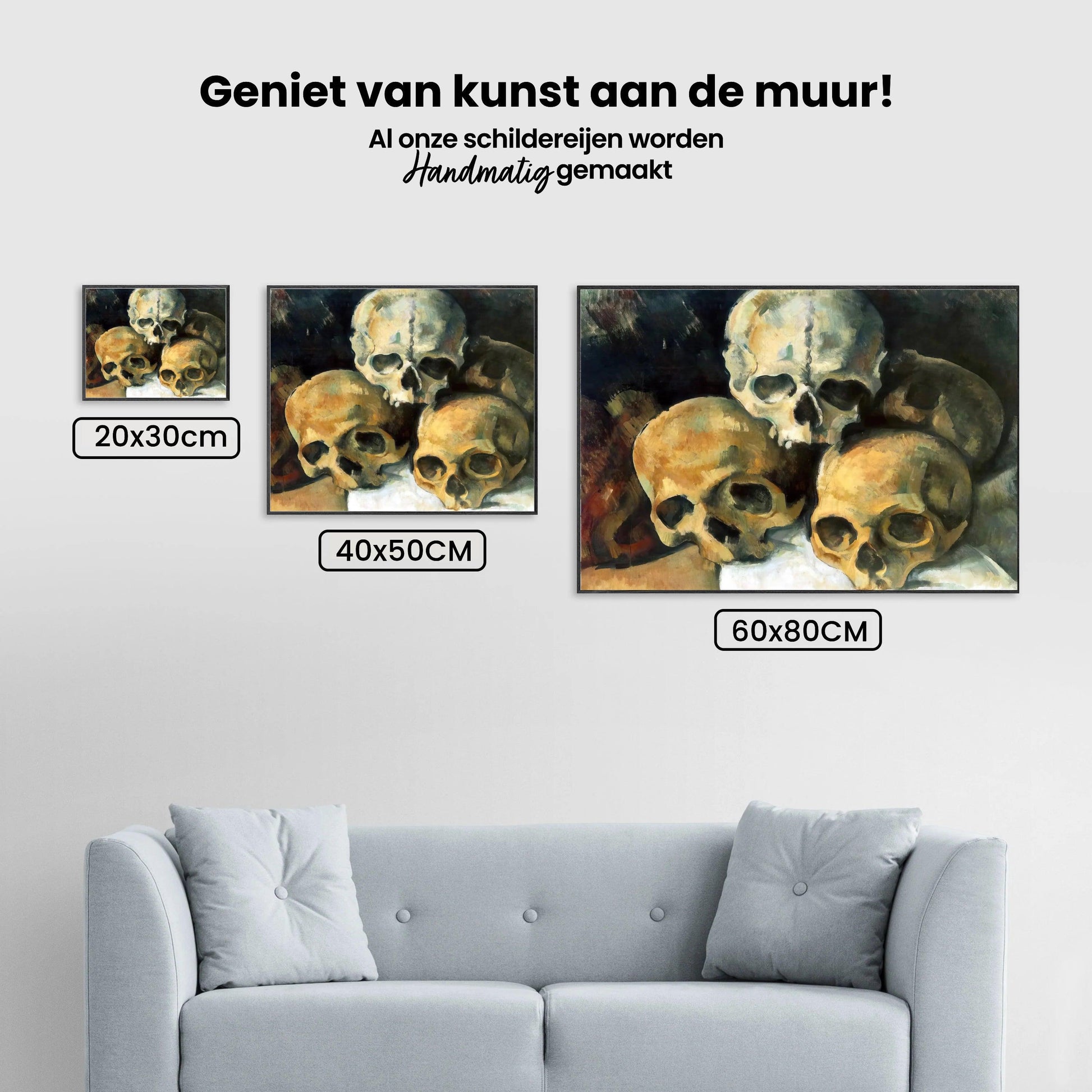 Diamond Painting Piramide van schedels (1901) - SEOS Shop ®
