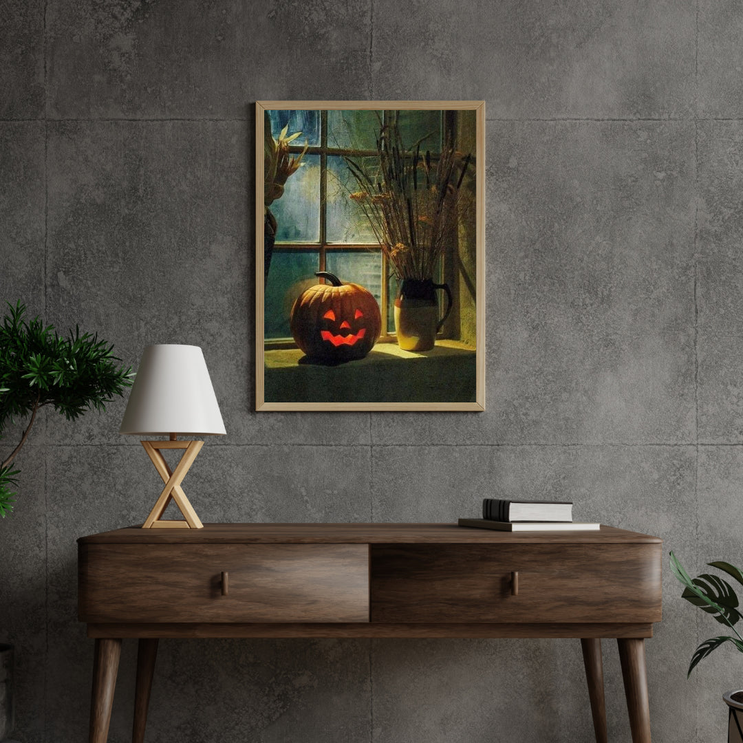 Diamond Painting Pompoen Bij Raam - SEOS Shop ®