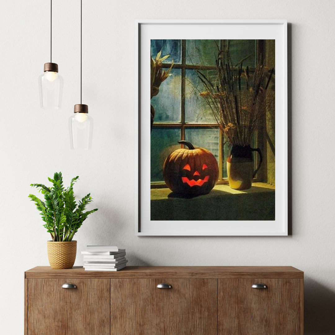 Diamond Painting Pompoen Bij Raam - SEOS Shop ®