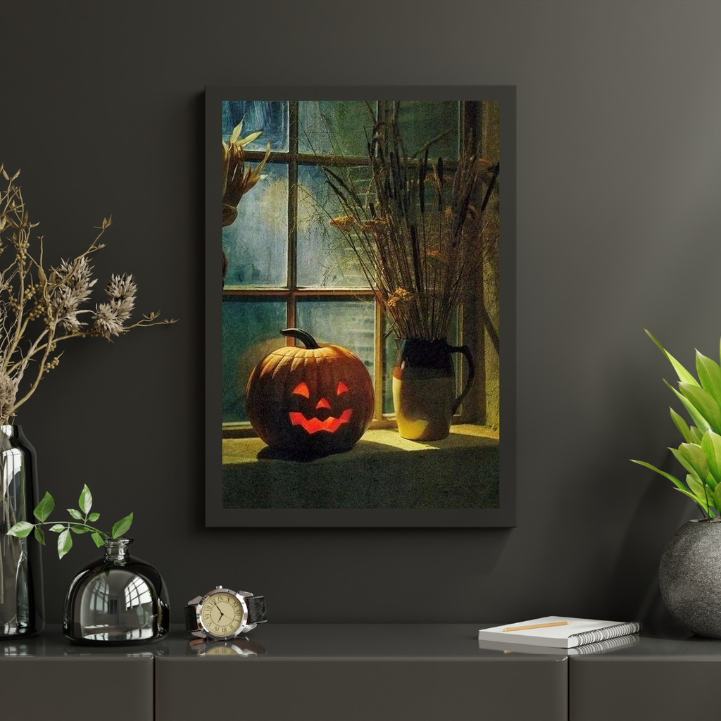 Diamond Painting Pompoen Bij Raam - SEOS Shop ®