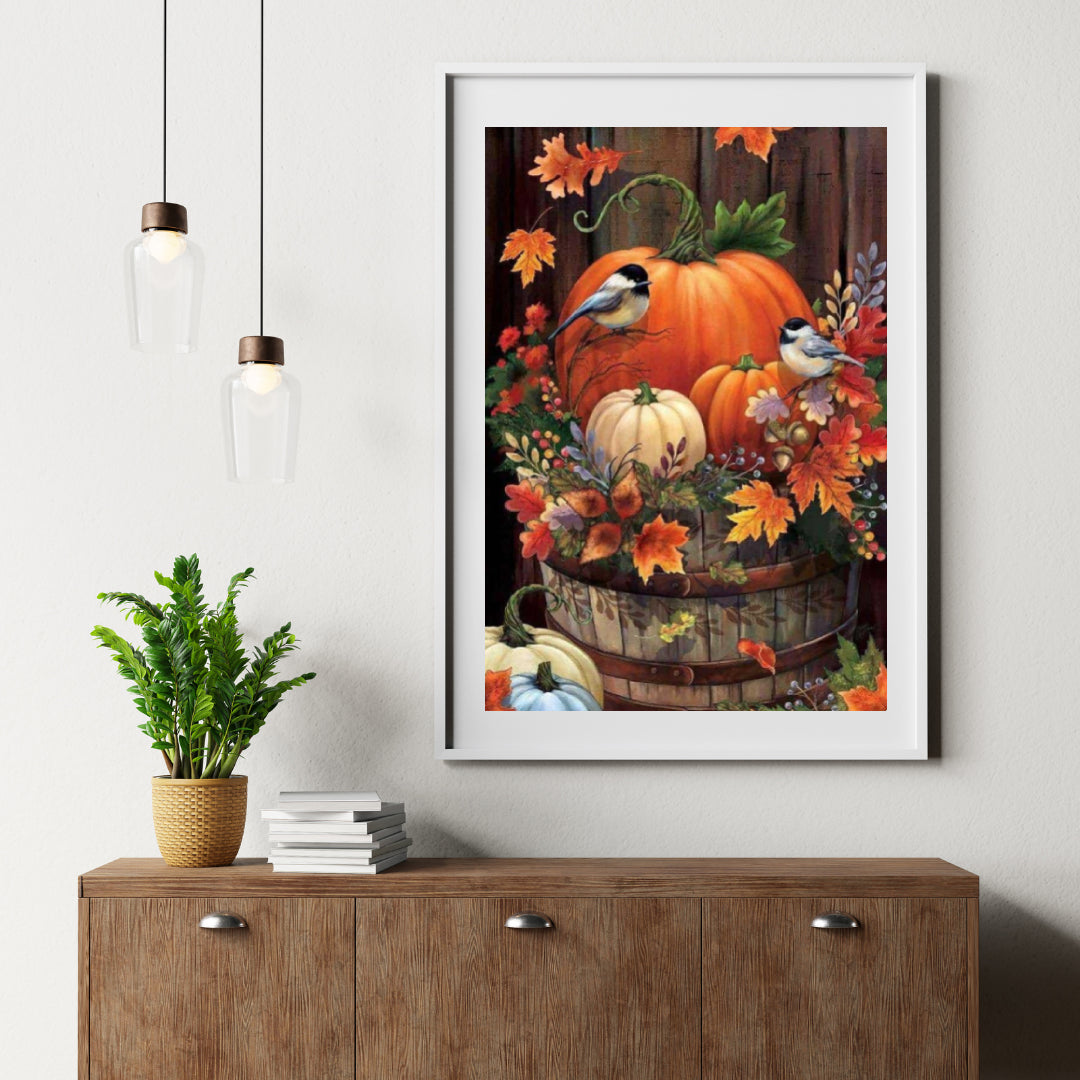 Diamond Painting Pompoenen En Vogels - SEOS Shop ®