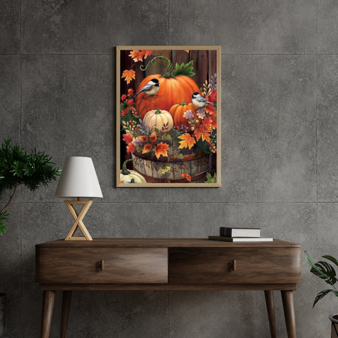 Diamond Painting Pompoenen En Vogels - SEOS Shop ®