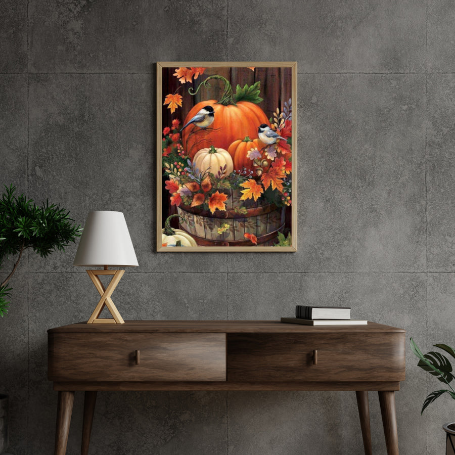 Diamond Painting Pompoenen En Vogels - SEOS Shop ®