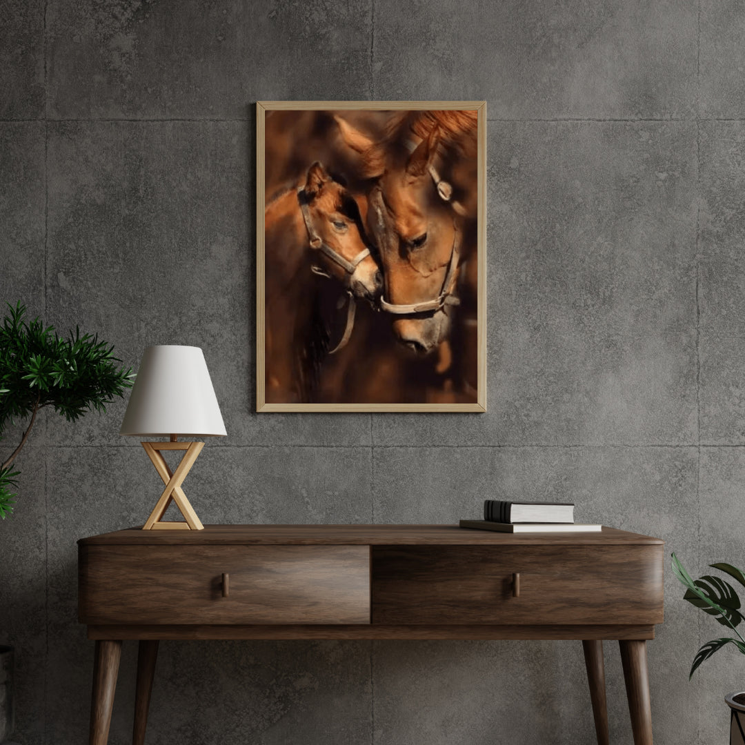 Diamond Painting Pony en moeder paard - SEOS Shop ®