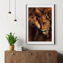 Diamond Painting Paard met Veulen – detailbeeld 5