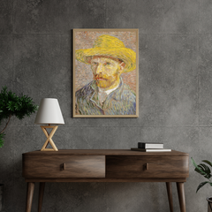 Diamond Painting Portret Vincent van Gogh met Strohoed - SEOS Shop ®