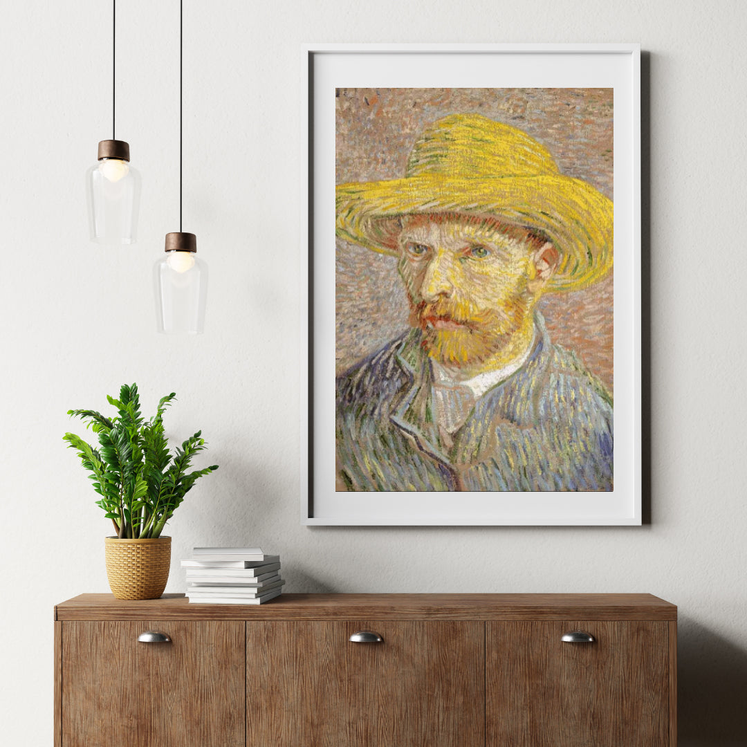 Diamond Painting Portret Vincent van Gogh met Strohoed - SEOS Shop ®