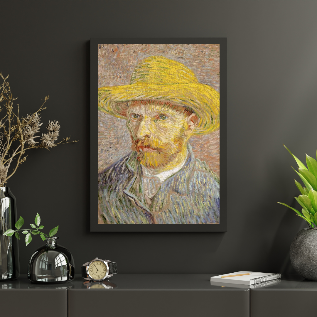 Diamond Painting Portret Vincent van Gogh met Strohoed - SEOS Shop ®