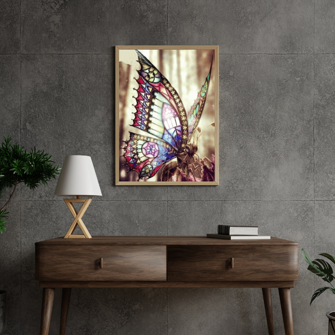 Diamond Painting Prachtige vlinder in de zon - SEOS Shop ®