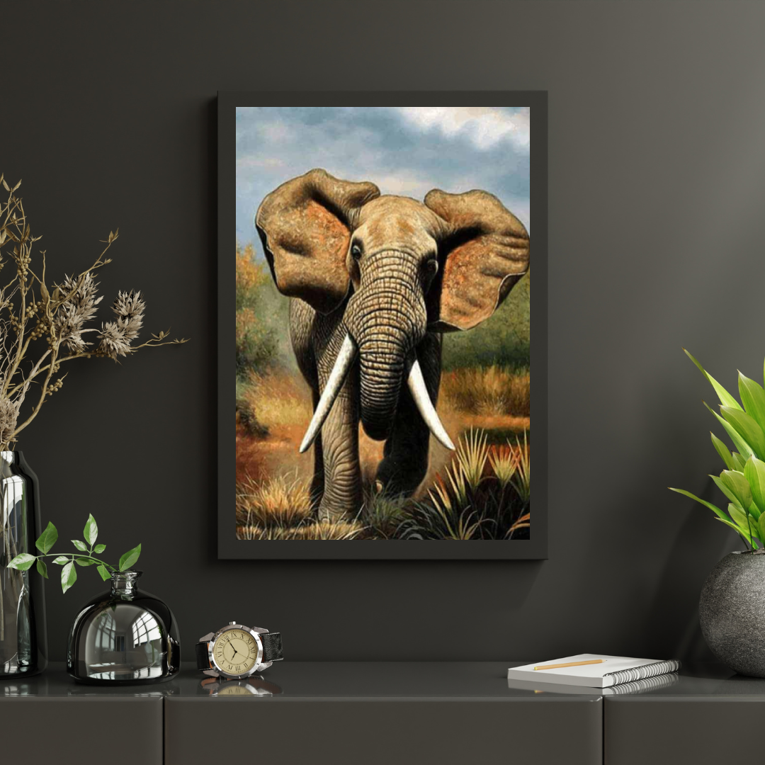Diamond Painting Rennende Olifant - SEOS Shop ®