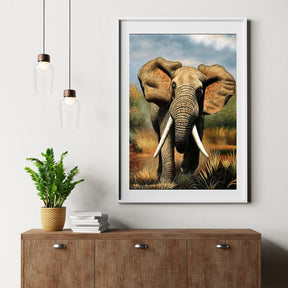 Diamond Painting Rennende Olifant - SEOS Shop ®