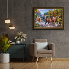 Diamond Painting Rennende paarden - SEOS Shop ®