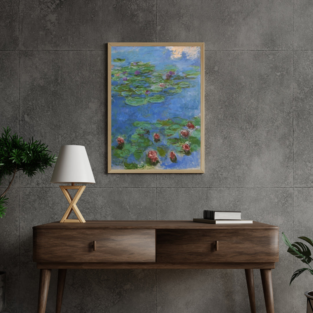 Diamond Painting Rode waterlelies - SEOS Shop ®