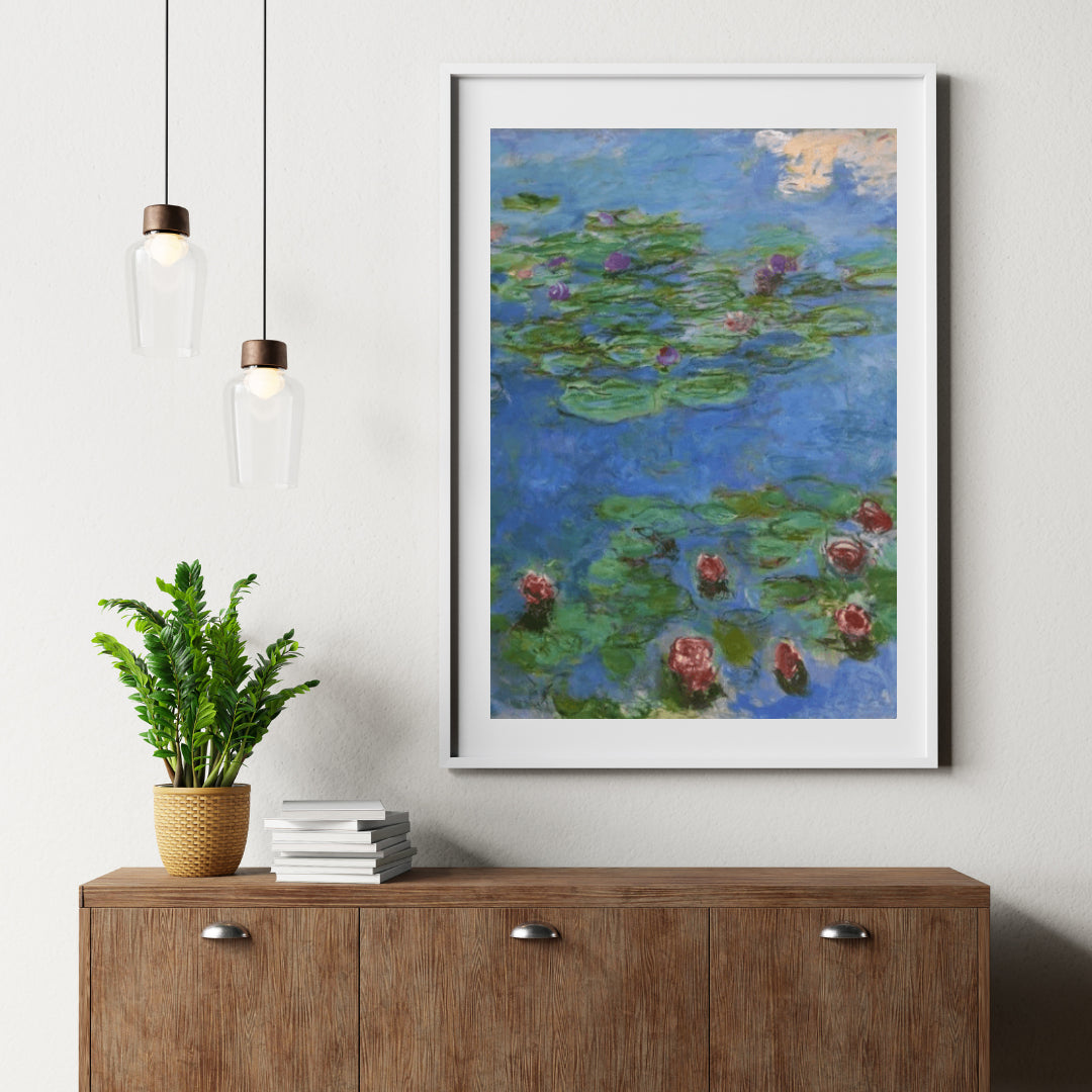 Diamond Painting Rode waterlelies - SEOS Shop ®