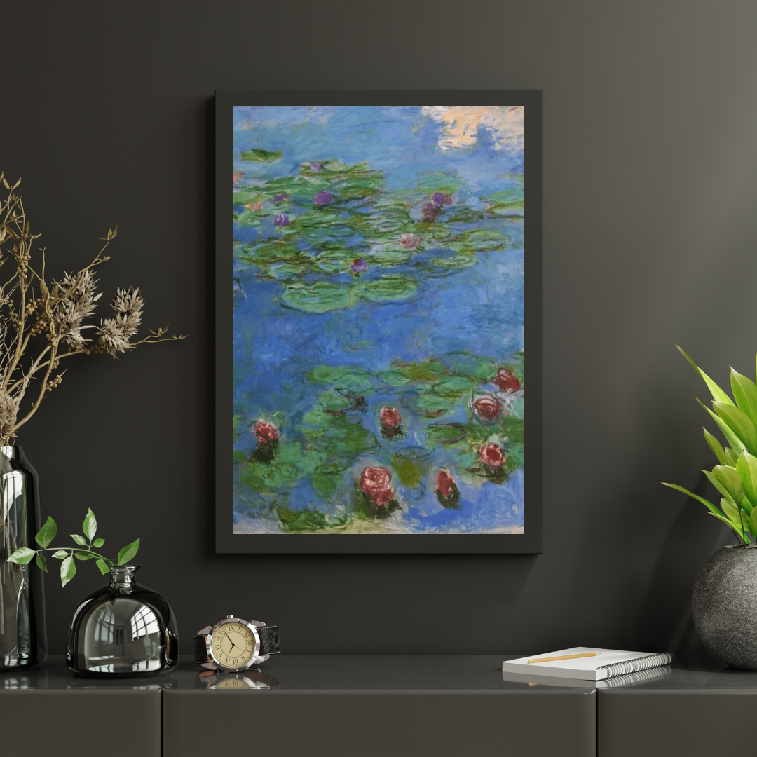 Diamond Painting Rode waterlelies - SEOS Shop ®