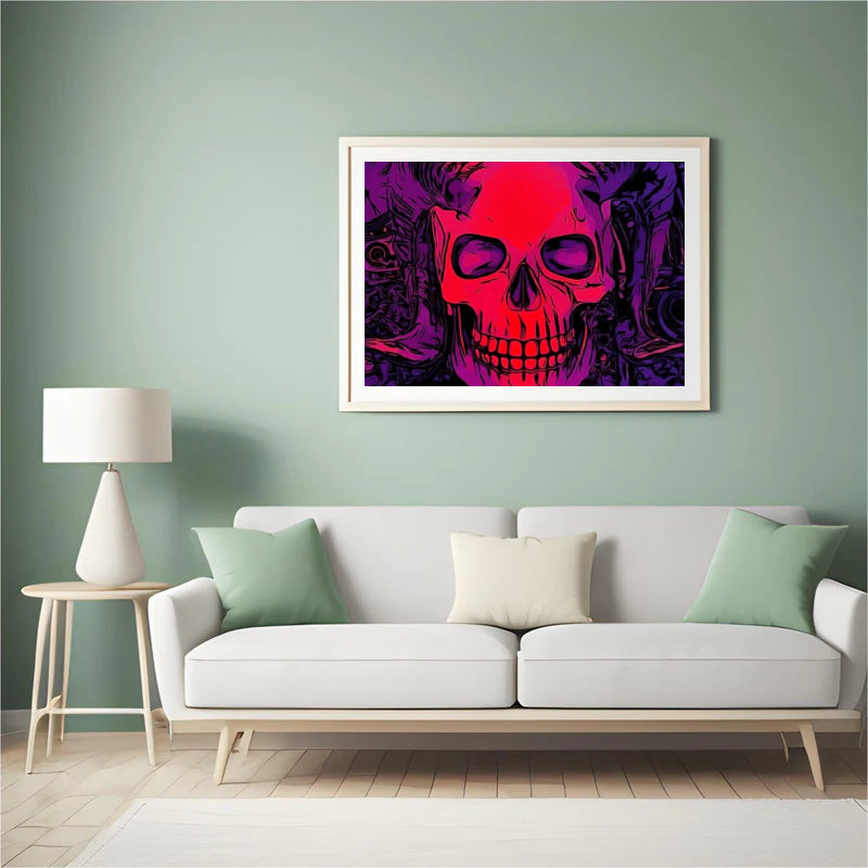 Diamond Painting Rood Doodshoofd - SEOS Shop ®
